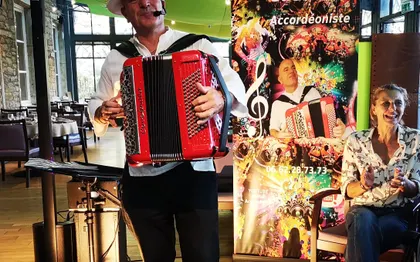 Photo de Gaëtan Accordéoniste LYON Animations Musicales Style Guinguette