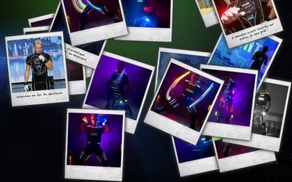Photo de EQUALIZER - Spectacle lumineux de nuit idéal pour cabarets - discothèques - mariages