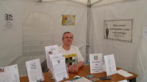 Un stand au Festival des Jeux de l'Esprit à Dreux