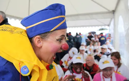 Photo de Cie Zigomatik - Clown- spectacle de rue #drôme-ardèche#jeunepublic