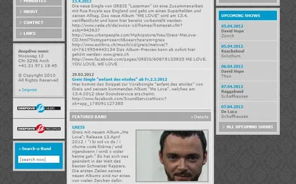 Photo de Deepdive Music - Booking management agency artists, dj, electro, dance, live - Switzerland