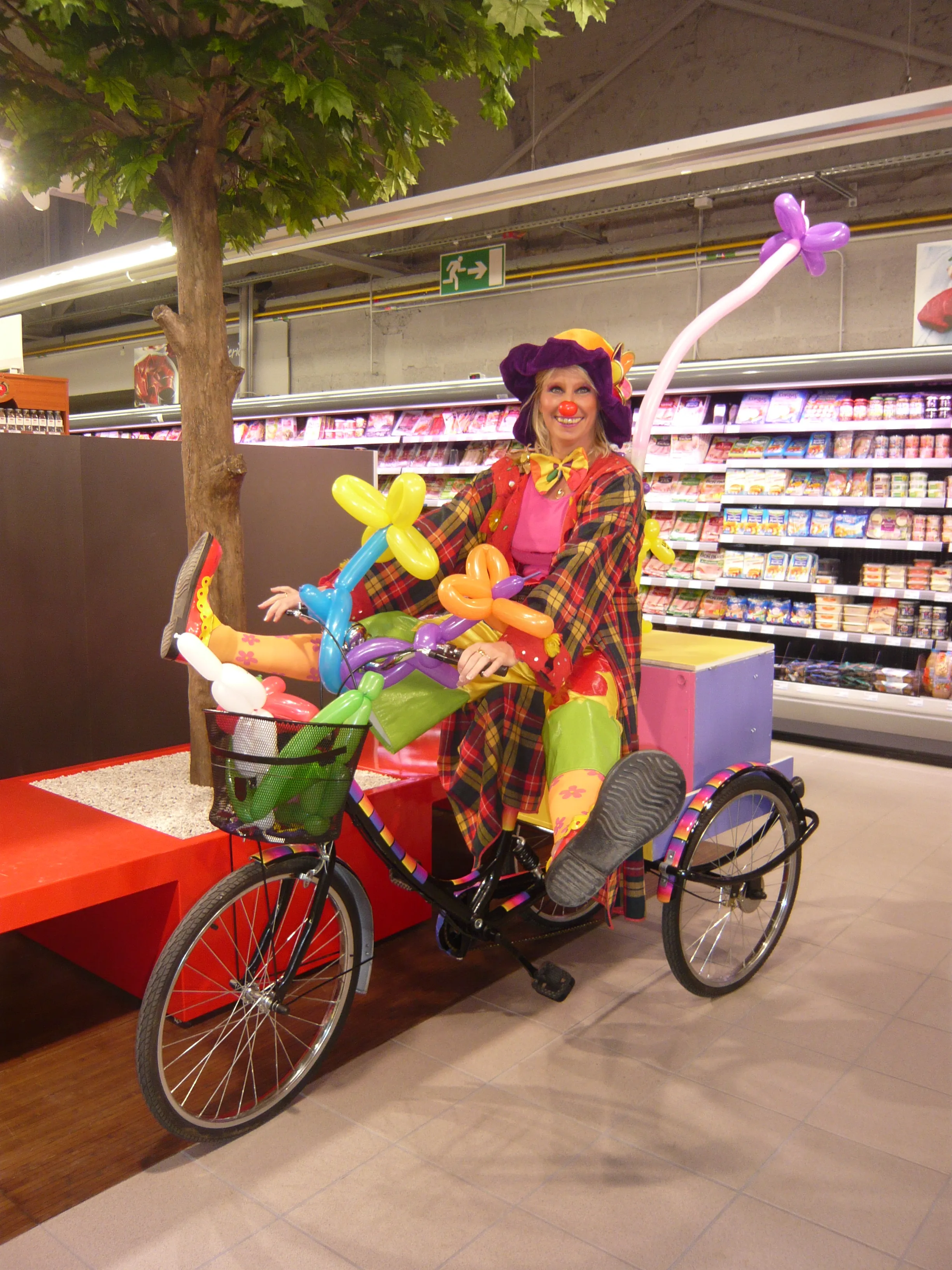 Sculpture sur ballons