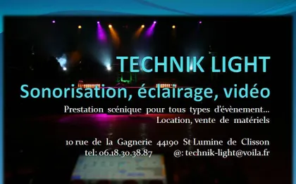 Photo de TECHNIK LIGHT - SONORISATION - ECLAIRAGE - VIDEO - NANTES