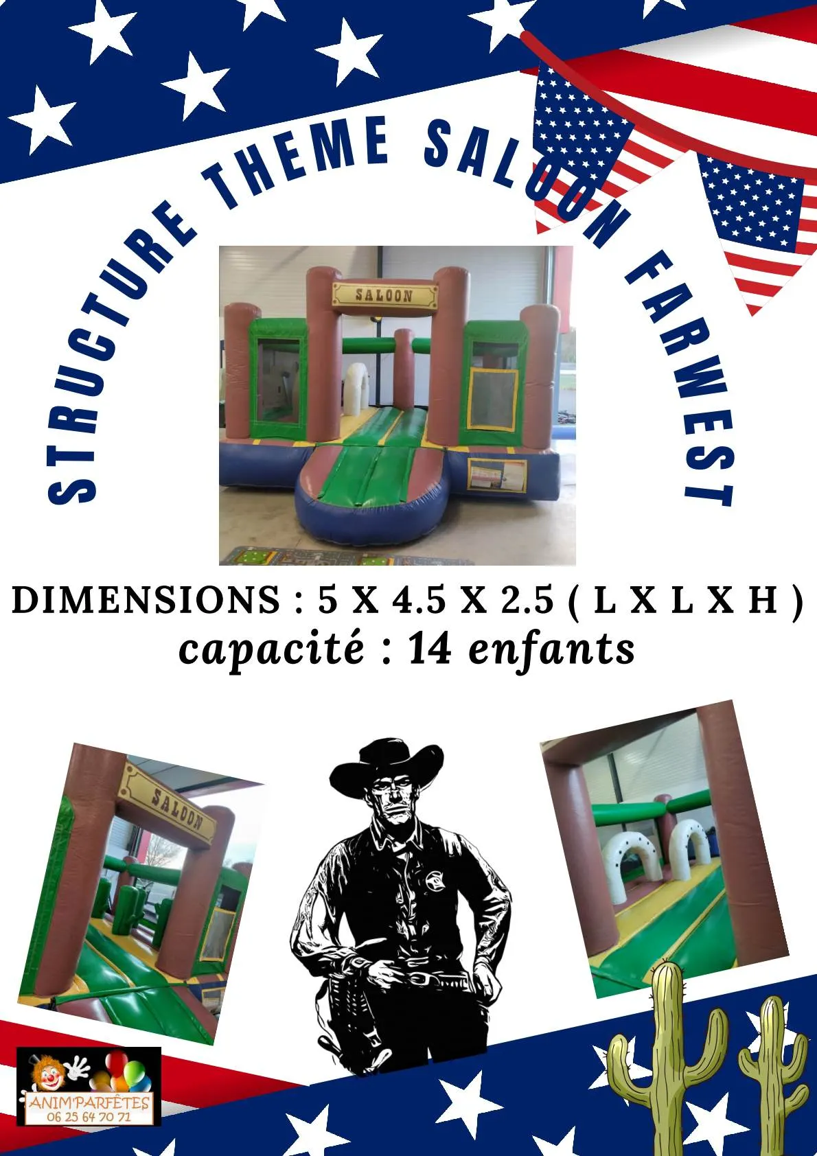 chateau gonflable FARWEST-pyrénées orientales