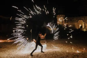 Spectacle de feu : jongleurs, cracheurs, manipulateurs de feu