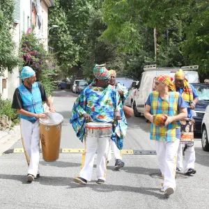 Percussionnistes pour carnaval antillais, mariage antillais dans le 06