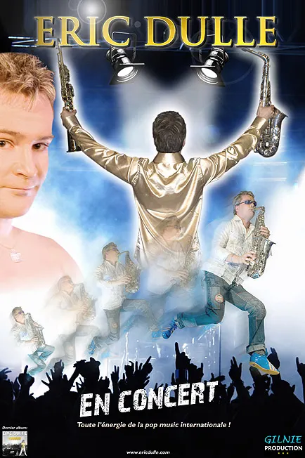 Eric Dulle saxophoniste : affiche officielle.